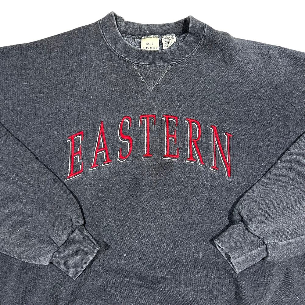 Vintage 90s Eastern Sweatshirt Men’s XL Washington University Embroidered